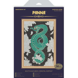 Cross stitch kit PANNA "Eastern snake" PF-7487