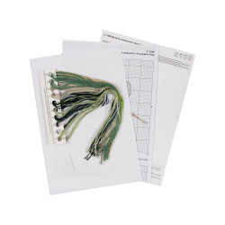 Cross stitch kit PANNA "Eucalyptus branch" PC-7296