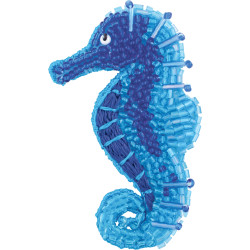 Cross stitch kit KLART "Brooch. Seahorse" KL10-025