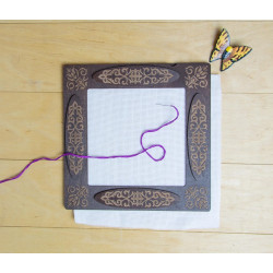 Embroidery hoop with magnets 21x21 cm, 3 mm PM-006