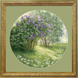 Cross stitch kit Blooming lilac S/VM043