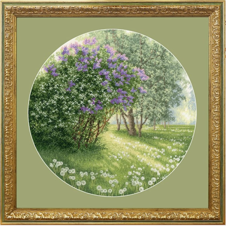 Cross stitch kit Blooming lilac S/VM043