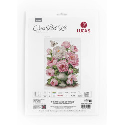 Cross Stitch Kit "The Romance of Roses" 28x37cm SB7040