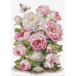 Cross Stitch Kit "The Romance of Roses" 28x37cm SB7040