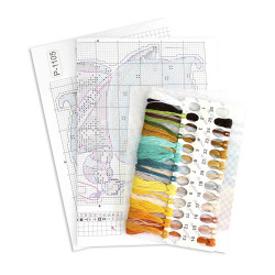 Cross stitch kit "Long process" SR-1105