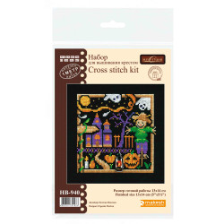 Cross stitch kit "Mini Sampler. Halloween" SNV-940