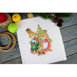 Cross stitch kit "New Year's chores" SM-781