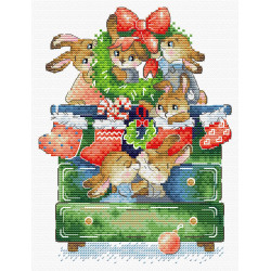 Cross stitch kit "Holiday preparations" SM-780