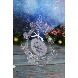 Cross stitch kit "Ice Christmas tree" SST-003