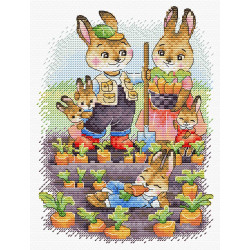 Cross stitch kit "Family garden" SM-768