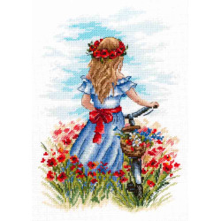 Cross stitch kit "Poppy Dreams" SNV-848