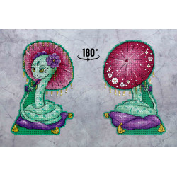 Cross stitch kit "Elegant snake" SR-1143