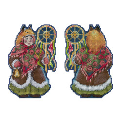 Cross stitch kit "Christmas carols. The fox Aunt" SR-966