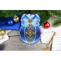 Cross stitch kit "Christmas tree ball. Magic of the night" SR-969