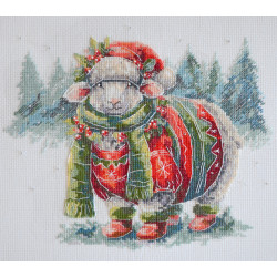 Cross-stitch kits In the arms of winter (Deco Scenes) 24x20 cm AAH-245