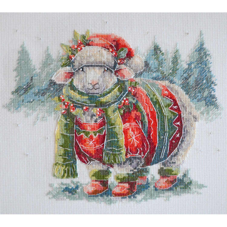 Cross-stitch kits In the arms of winter (Deco Scenes) 24x20 cm AAH-245