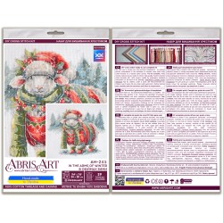 Cross-stitch kits In the arms of winter (Deco Scenes) 24x20 cm AAH-245