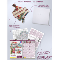 Cross-stitch kits In the arms of winter (Deco Scenes) 24x20 cm AAH-245