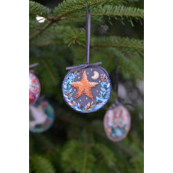 Decoration kit Star, shine! (Winter tale) 13.2x6.6 cm AABT-037