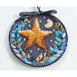 Decoration kit Star, shine! (Winter tale) 13.2x6.6 cm AABT-037