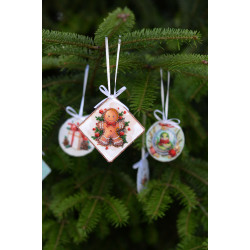 Decoration kit Holiday baking (Winter tale) 13.2x6.6 cm AABT-033