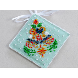 Decoration kit Christmas mood (Winter tale) 13.2x6.6 cm AABT-029