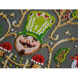 Main Bead Embroidery Kit Hero of the Christmas Night (Deco Scenes) 19.5x26 cm AAB-926