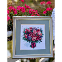 Cross stitch kit "Fruitful Bouquet" 25x25 cm SR2230