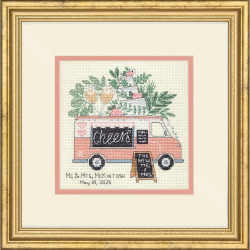 Cross stitch kit Wedding Cheers D70-65233