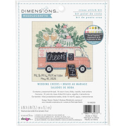 Cross stitch kit Wedding Cheers D70-65233