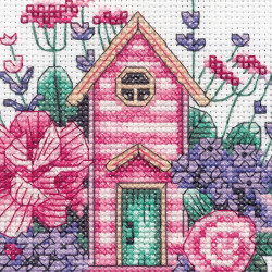 Cross stitch kit Teacup House D70-65232