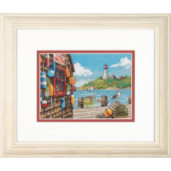 Cross stitch kit Petite Gold Collection Dockside D70-65230