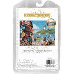 Cross stitch kit Petite Gold Collection Dockside D70-65230