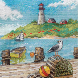 Cross stitch kit Petite Gold Collection Dockside D70-65230