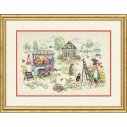 Cross stitch kit Gold Collection Blissful Moments D70-35445