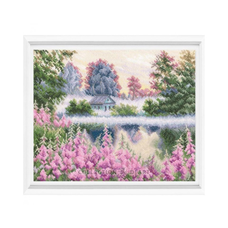 Cross stitch kit Pink fog RTOM987