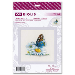 Cross stitch kit Fragile Beauty 15x15 SR2220