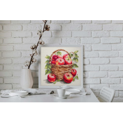 Cross-stitch kits - Bulk apples (Deco Scenes) 23x22 cm AAH-250