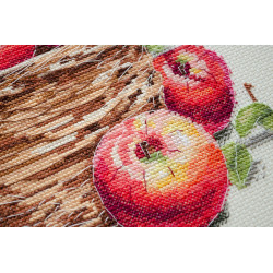 Cross-stitch kits - Bulk apples (Deco Scenes) 23x22 cm AAH-250