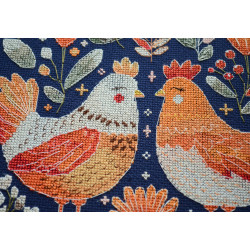 Cross-stitch kits Best hen friends (Deco Scenes) 23x23 cm AAH-247