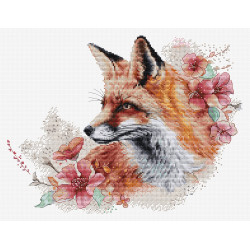 Cross Stitch Kit "The Sly Fox" 30 x 22 cm SBM3020