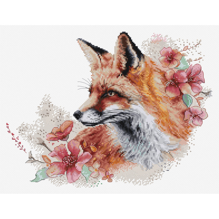 Cross Stitch Kit "The Sly Fox" 30 x 22 cm SBM3020