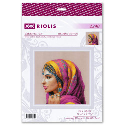 Cross stitch kit "Amazing Women. Middle East" 30x30 cm SR2248