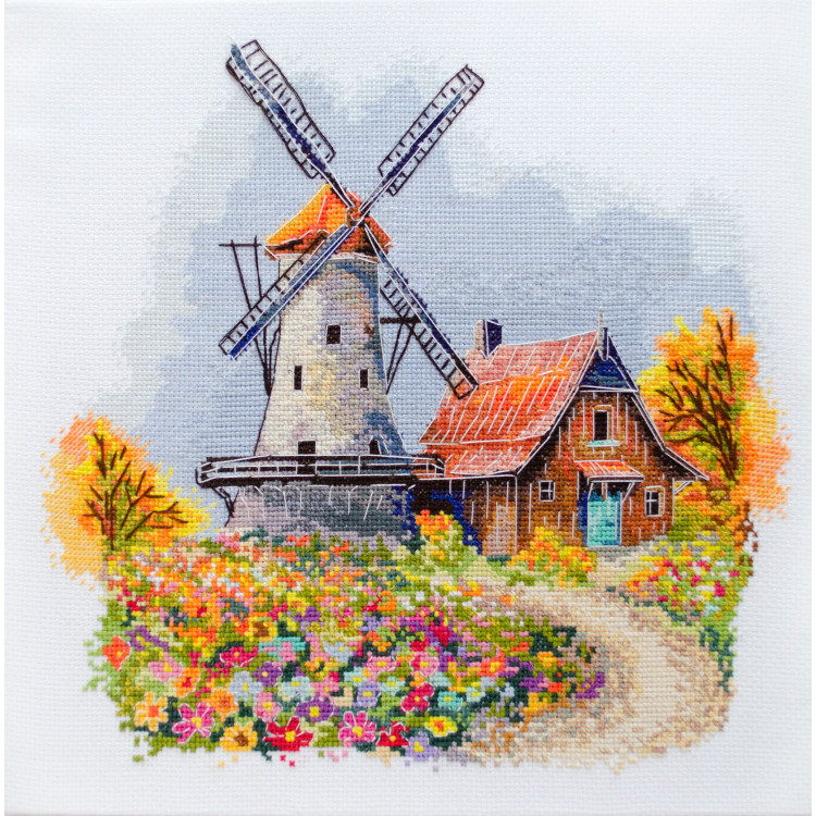 Cross-stitch kits The melody of the autumn wind (Deco Scenes) 23x21 cm AAH-253