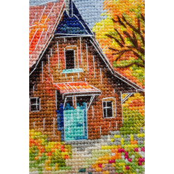 Cross-stitch kits The melody of the autumn wind (Deco Scenes) 23x21 cm AAH-253