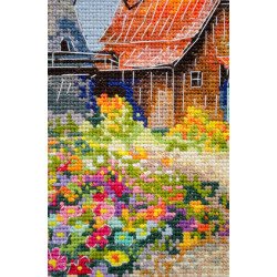 Cross-stitch kits The melody of the autumn wind (Deco Scenes) 23x21 cm AAH-253