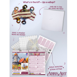 Cross-stitch kits The melody of the autumn wind (Deco Scenes) 23x21 cm AAH-253