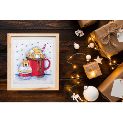 Cross-stitch kits - Christmas dream (Winter tale) 21x22 cm AAH-140