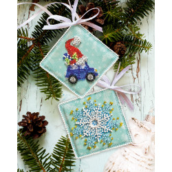 Decoration kit - Gifts rush (Winter tale) 13.2x6.6 cm AABT-023