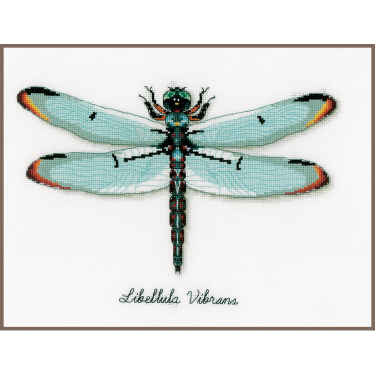 Cross stitch kit LMV Dragonfly 27x19 cm PN/0165453